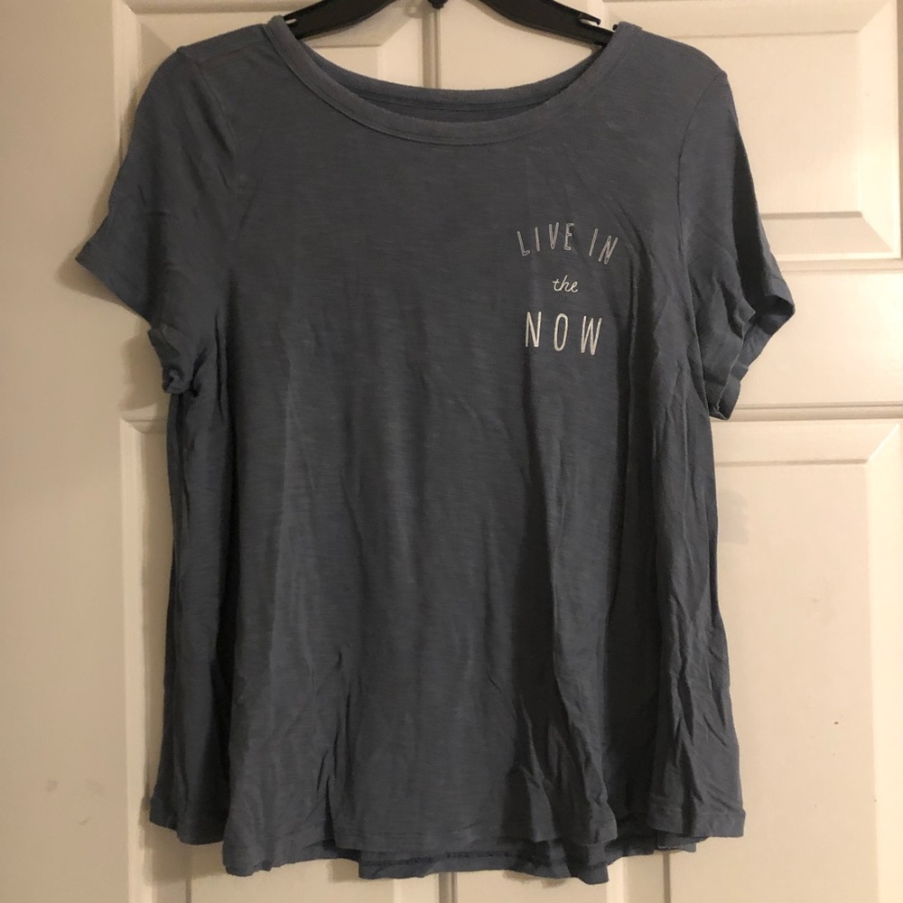 Dark Blue/Grey American Eagle Graphic Tee